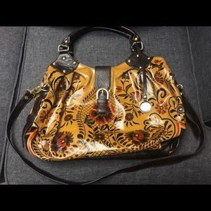 Naturalizer brown floral purse